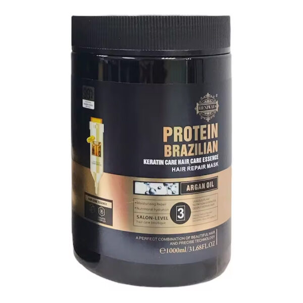 Heniways Protein Brazilian Keratin Care Hair Repair Mask 1000ml