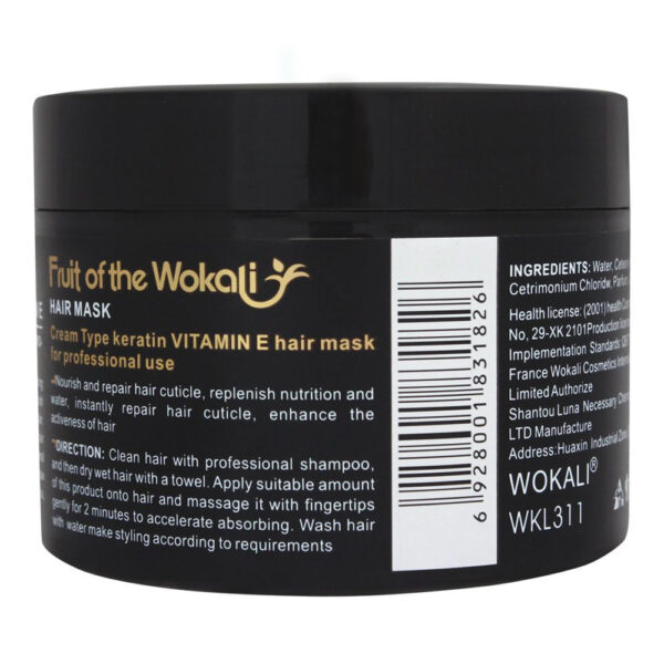 Wokali Vitamin E & Keratin Repairing Hair Mask (Oleo Intense Care) - Orange 500ml - Image 2