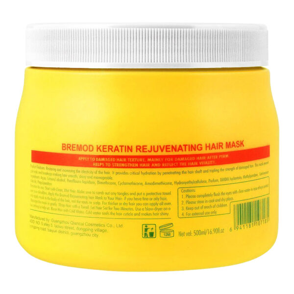 Bremod Keratin Rejuvenating Hair Mask 500ml - Image 2