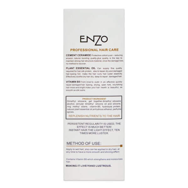 Enzo Keratin Hair Serum 100ml - Image 2