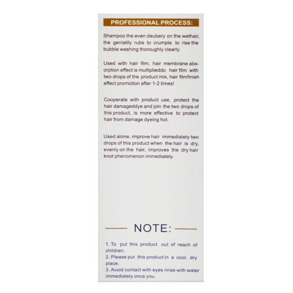 Enzo Keratin Hair Serum 100ml - Image 3