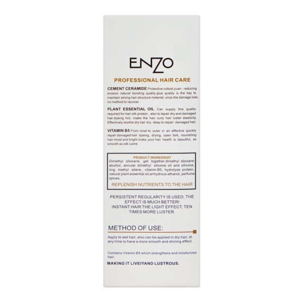 Enzo Keratin Hair Serum 100ml - Image 4