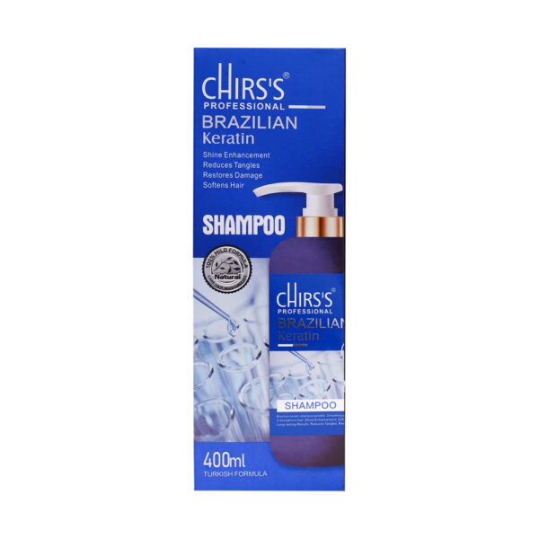 Chirs's Professional Brazilian Keratin Shampoo 400ml - Image 2