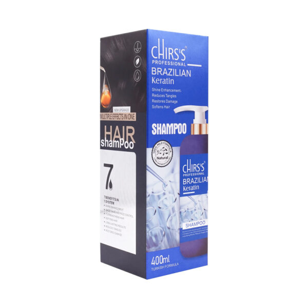 Chirs's Professional Brazilian Keratin Shampoo 400ml - Image 3