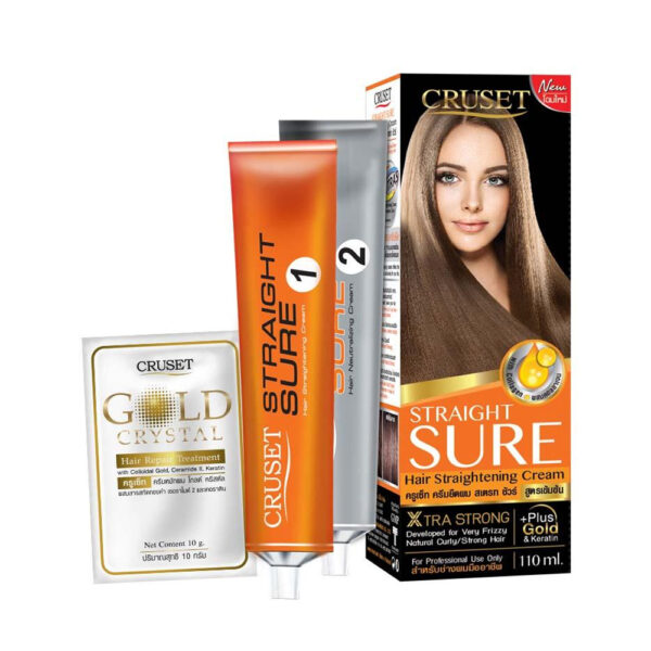 Cruset Straight Sure Hair Straightening Cream 110ml - Image 2