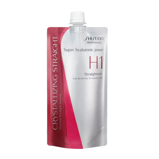 Shiseido Professional Crystallizing Hair Straightener (H1) + Neutralizing Emulsion (2) for Resistant Hair Rebonding Kit 800ml