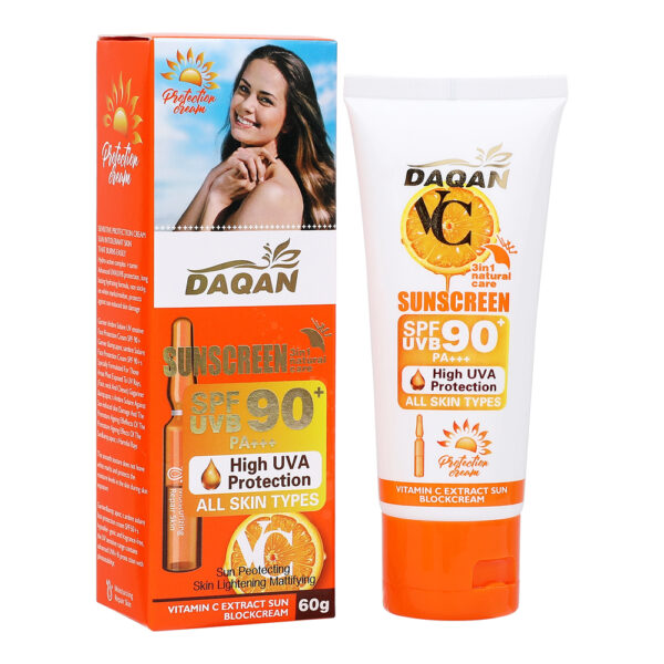 Daqan Lightweight SPF 90 Moisturizing Face Sunscreen 60g - Image 3