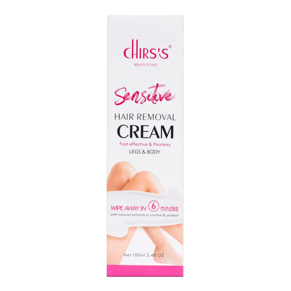 Chirs's Sensitive Hair Removal Cream Fast Effective & Painless For Legs & Body 100ml - Image 2
