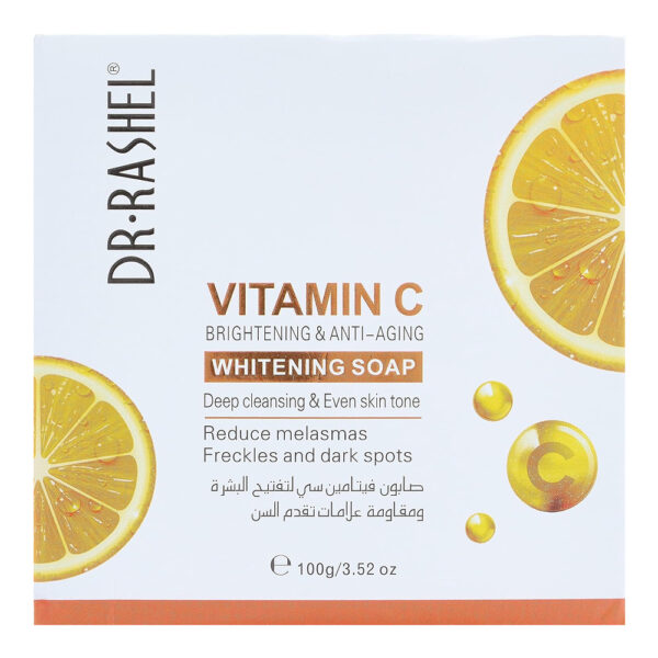 Dr.Rashel Vitamin C Brightening & Anti Aging Whitening Soap 100g - Image 2
