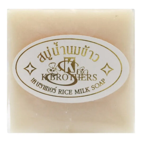 K.Brothers Rice Milk Collagen Soap 60g - Image 2