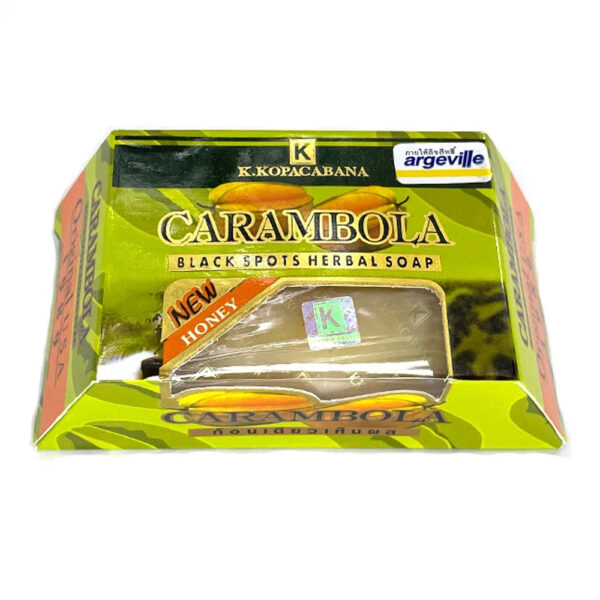 K.Kopacabana Carambola Black Spot Herbal Soap 120g - Image 2