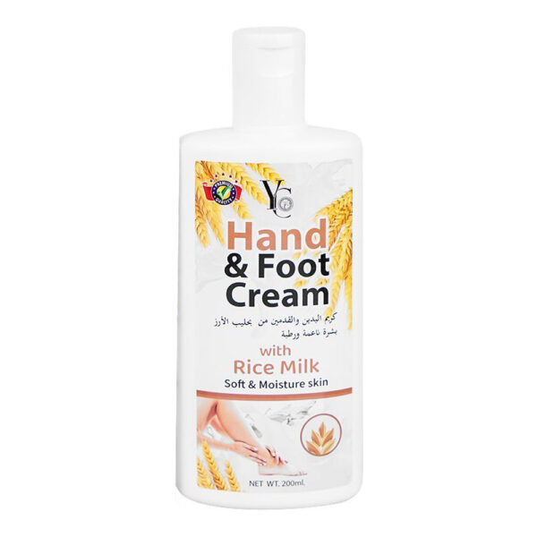 YC Hand & Foot Cream with Rice Milk 200ml