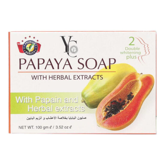 YC Papaya Soap with Herbal Extracts 100g