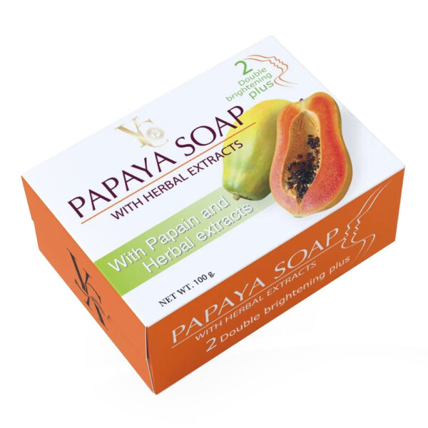 YC Papaya Soap with Herbal Extracts 100g - Image 3