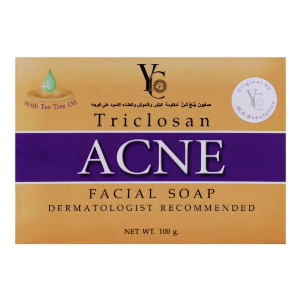 YC Triclosan Acne Facial Soap 100g