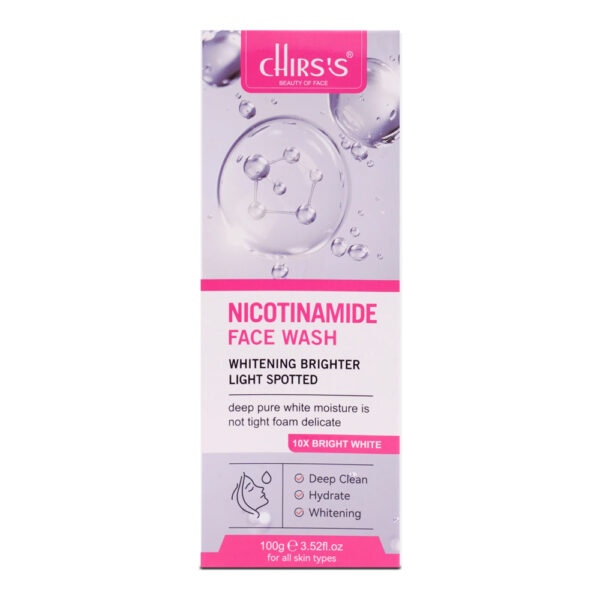Chirs's Nicotinamide Face Wash Whitening Brighter Light Spotted 100g - Image 2