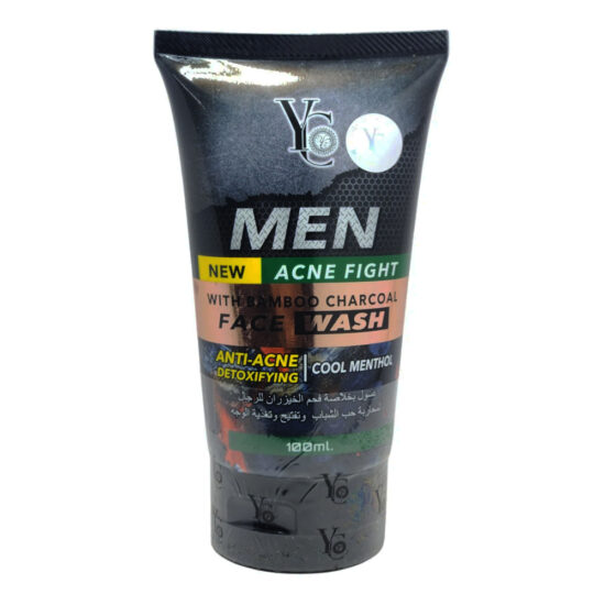 YC Men Acne Fight with Bamboo Charcoal Face Wash 100ml
